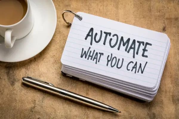 Automate what you can text