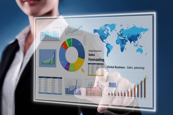financial reporting dashboard