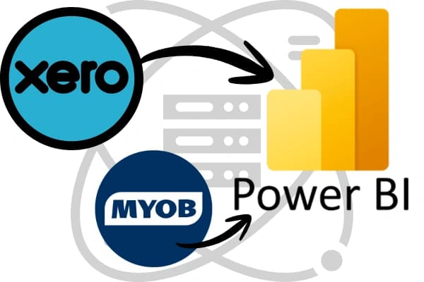 Xero and MYOB conversion to Power BI